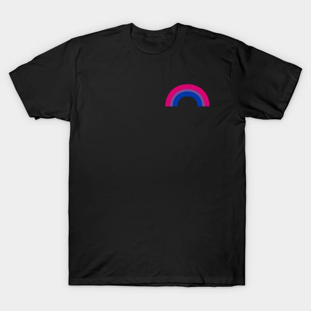 Bisexual Pride Rainbow T-Shirt by brendalee